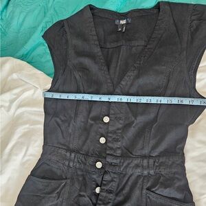 PAIGE Black V-Neck Top